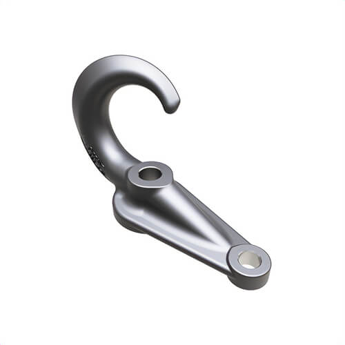 Wallace Forge 2074139R Tow Hook, 7.5 ton Capacity, Black