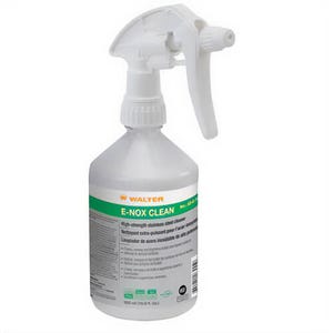 Walter Surface Technologies Bio-Circle® 53G303 E-NOX CLEAN™ Heavy Duty High Strength SS Cleaner/Brightener, 16.9 fl-oz, Trigger Spray Bottle, Gel