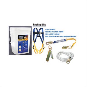 Werner® K111204 Fall Protection Kit, ANSI Z359, OSHA Approved