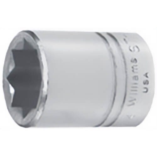 Williams® ST-812 1/2 in Drive 3/8 in 8 pt Socket