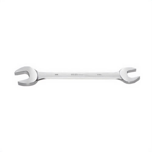 Williams® JHW1039B Open End Wrench, Imperial, 1-1/2 x 1-5/8 in Wrench Opening, 45° Offset, 3-1/16 x 3-5/16 in Open End Width