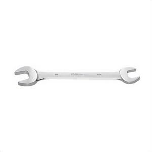 Williams® 1027B Open End Wrench, 5/8 x 11/16 in, 7-31/32 in OAL, 45° Offset, Angled/Double Head, Satin Chrome