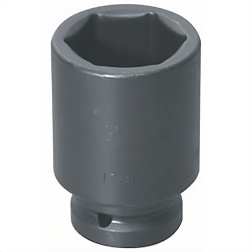 Williams® 17-6100 1 Dr Deep Imp Socket, 6 pt, 3-1/8