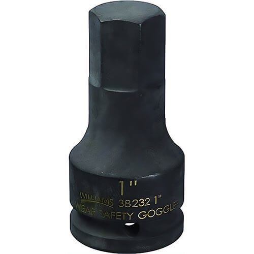 Williams® 38232 Impact Hex Socket 1, 3/4 Dr