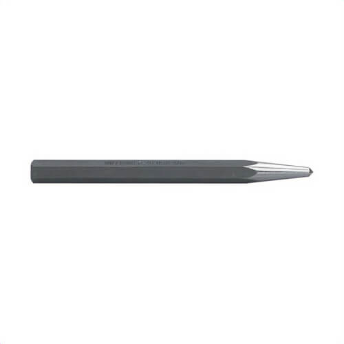 Williams® Center Punch, Heavy Duty Industrial Grade, 5/16 in Tip, 4-1/2 in OAL, Hex Handle