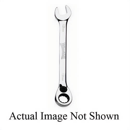 Williams® JHW1210MRC Combination Wrench, Reversible, Metric, 10 mm Wrench Opening, 12 Points, 6-1/4 in OAL, 7/8 in Open End Width