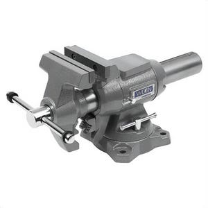 Wilton® 28844 Multi-Purpose Bench Vise, Serrated Jaw, 4 in Jaw Opening, 4-1/2 in W Hardened Steel Jaw, 2-1/4 in D Throat