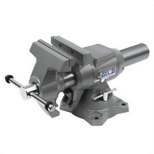 Wilton® 28845 Multi-Purpose Bench Vise, Serrated Jaw, 6 in Jaw Opening, 6-1/2 in W Hardened Steel Jaw, 3-1/4 in D Throat