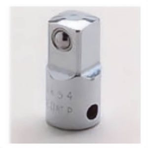 Wright® 3454 Ball Lock Drive Adapter, 1/2 in Male x 3/8 in Female Drive, 1-3/8 in OAL