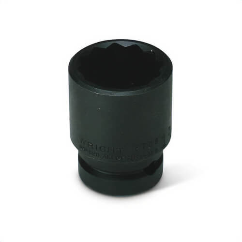 Wright® 67H-23MM Socket, Shape I Style, 3/4 in Drive, 23 mm Standard Socket, 12 Points