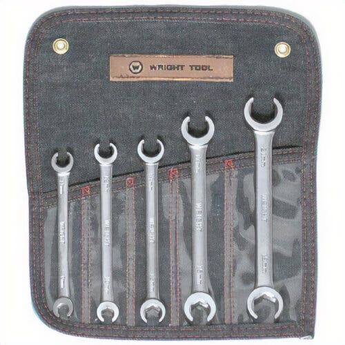 Wright® 744 Wrench Set, 5 pc, 9 x 11 to 19 x 21mm