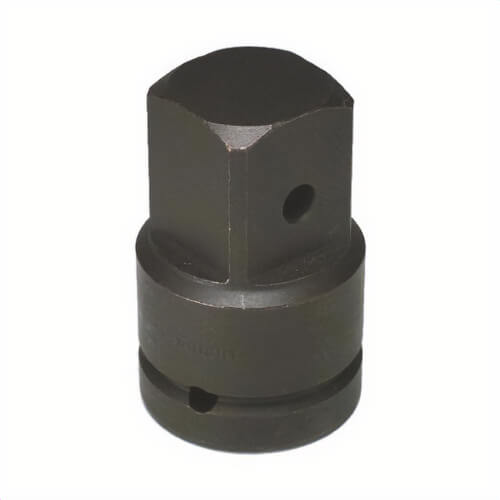 Wright® 8902 Pin Lock Impact Socket Adapter, 1-1/2 in Male x 1 in Female Drive, 3-1/2 in OAL