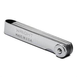 Wright® 9529 Tool Metric Feeler Gauge, 25 Blade