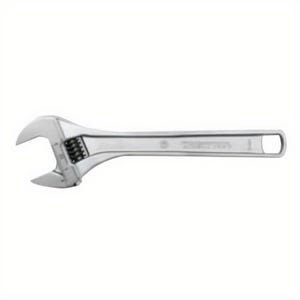 Wright® 9AC24 Adjustable Wrench, 2-17/32 in, 24 in OAL, Steel Body, Steel, Polished Chrome