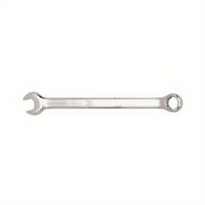WrightGrip™ 1222 Combination Wrench, 11/16 in, 12 Points, 15° Offset, 9-1/8 in OAL, Full Polished, ASME B107.100