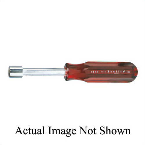 Weller® Xcelite® HS10N Nut Driver, Hex Drive Regular Length, 5/16 in Size, 7 mm Opening Depth, Imperial, Hollow Shank