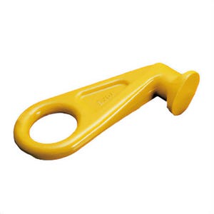 YOKE® 8-067-45RH Eye Container Hook, Grade 80, 45° Right, 12.5 ton Working Load Limit, 4:1 Design Factor