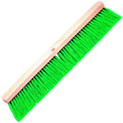 Young & Schwartz 2RD24 Green Polypropylene Broom, 24 in
