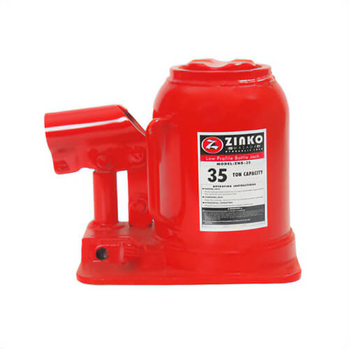 Zinko ZNB-35 Low Profile Bottle Jack, 35 ton