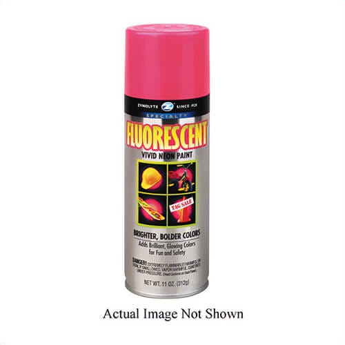 Aervoe® Z1419 Zynolyte® Fluorescent Coating Spray Paint, 16 oz Aerosol Can, Orange/Red, 52 sq-ft/can Coverage, 24 hr Curing