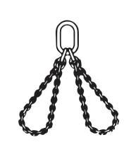 double basket chain sling
