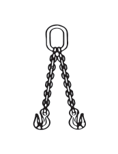 type DOG Grab Hook - double leg chain sling